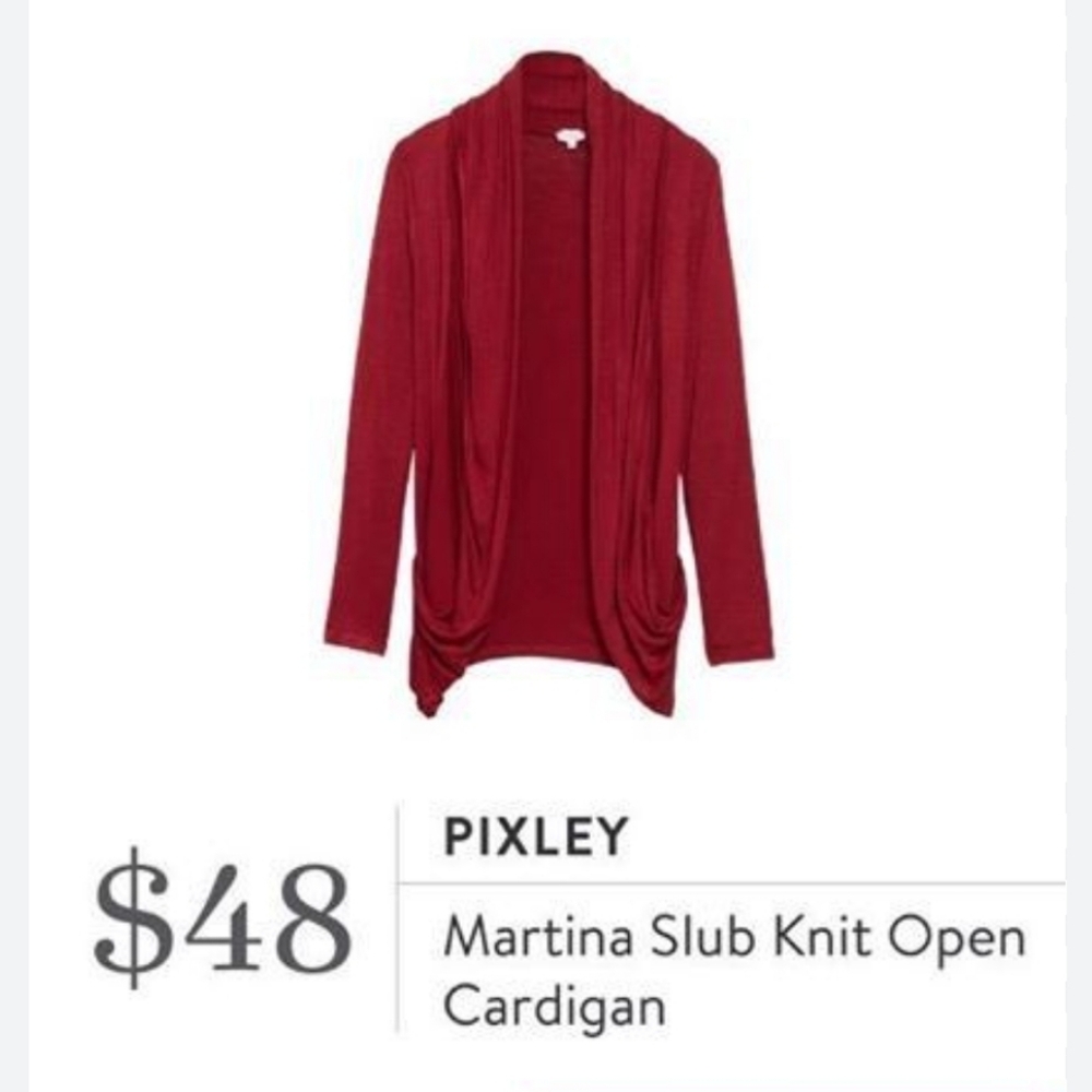Pixley Martina Slub Open Knit Cardigan